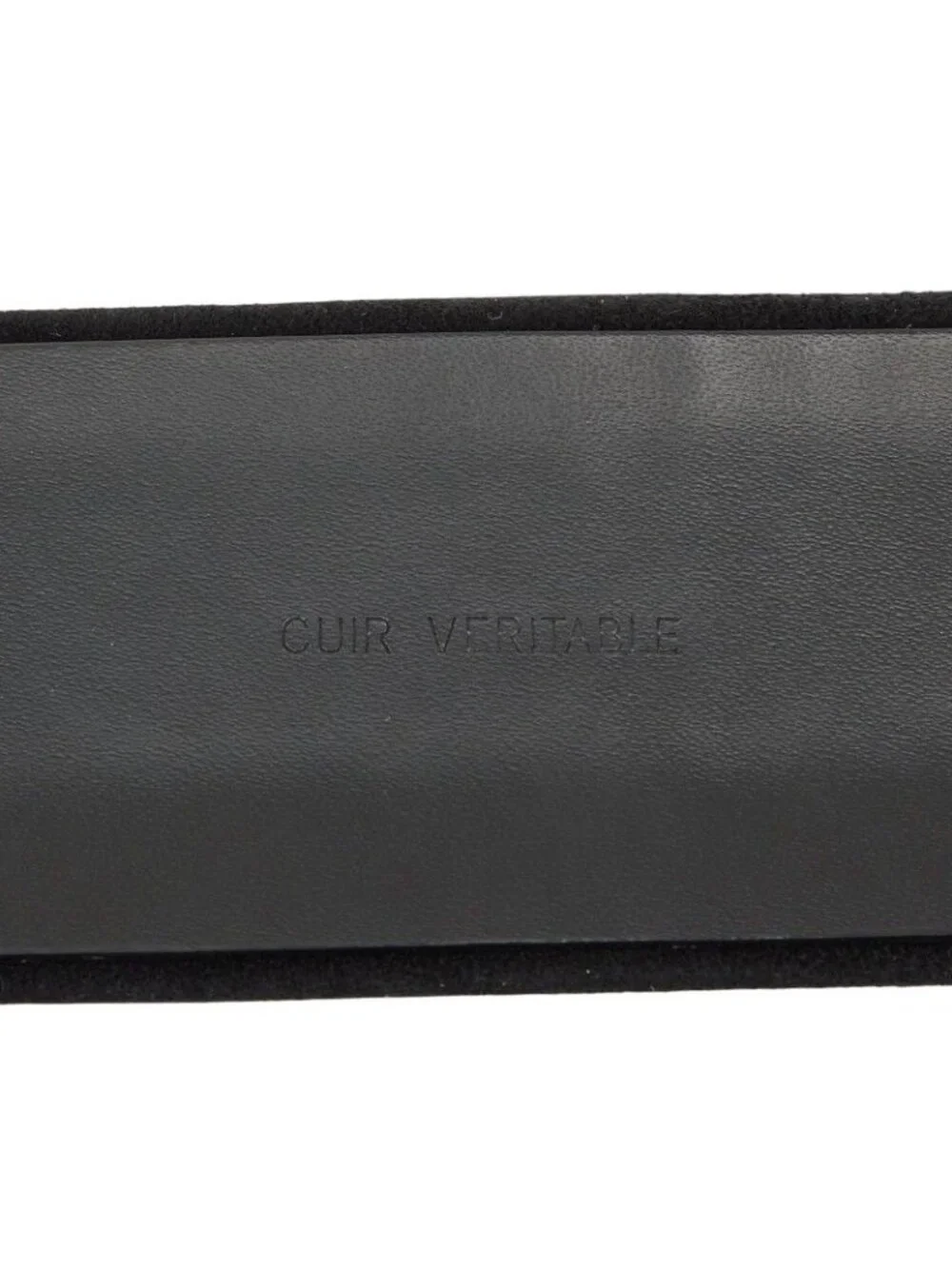 ★SOLD★ Chanel Belt 80 32 Black Suede Color Stone - Picture 7 of 7